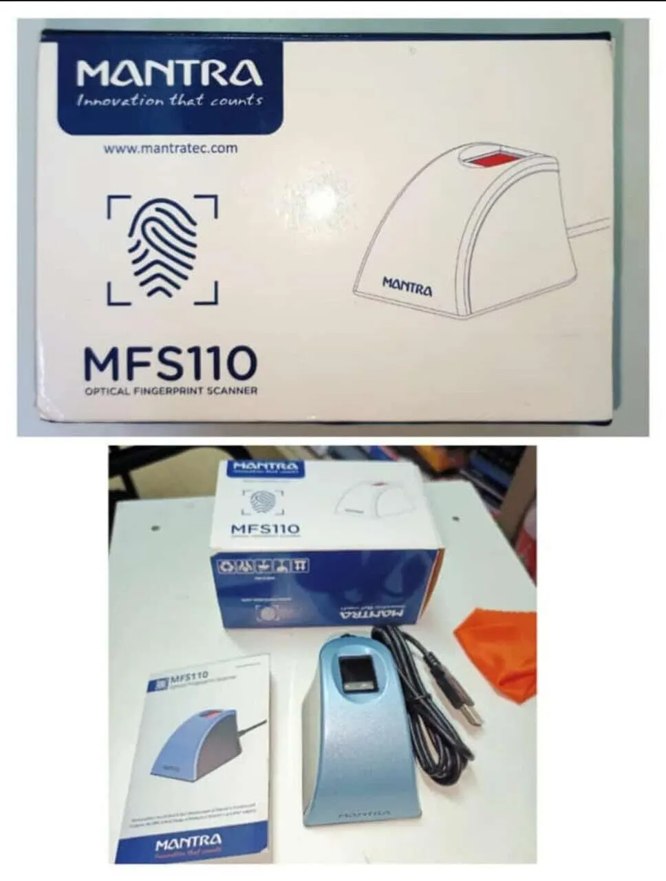 Mantra MFS110 L1 Fingerprint Scanner – image 4